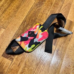 Kendall & Kylie Colorful Camouflage Belt Bag